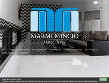 Tablet Screenshot of marmi-mincio.com